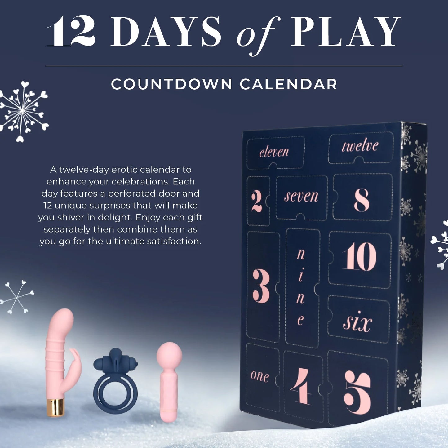 12 Days Of Play - Erotic Countdown Calendar - IN STOCK - 2 LEFT! - Pure Romance