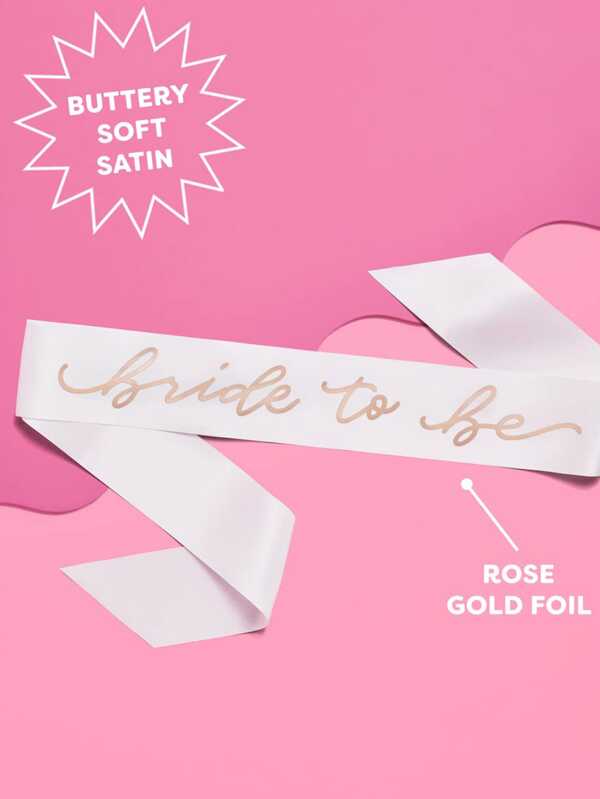 Bride To Be Sash- 5 LEFT!