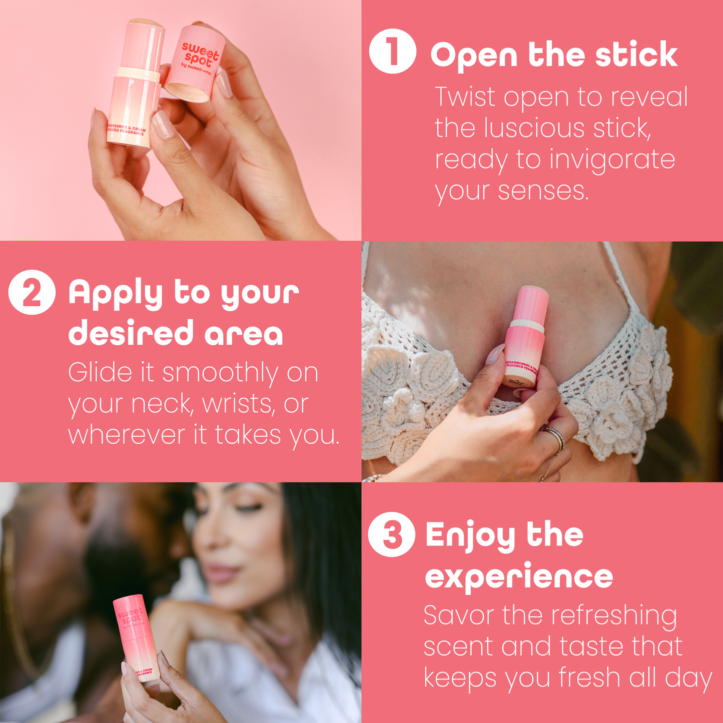 Edible Perfume - Sweet Spot Juicy peach Flavored Fragrance mango www.VALGINA.com
