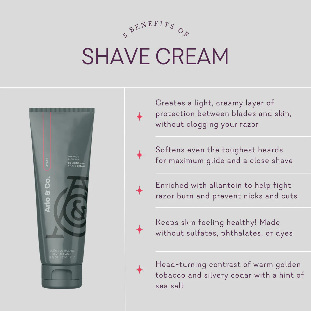 Conditioning Shave Creme - Atlas (unisex / masculine) - IN STOCK - 28 LEFT! - VALGINA.com