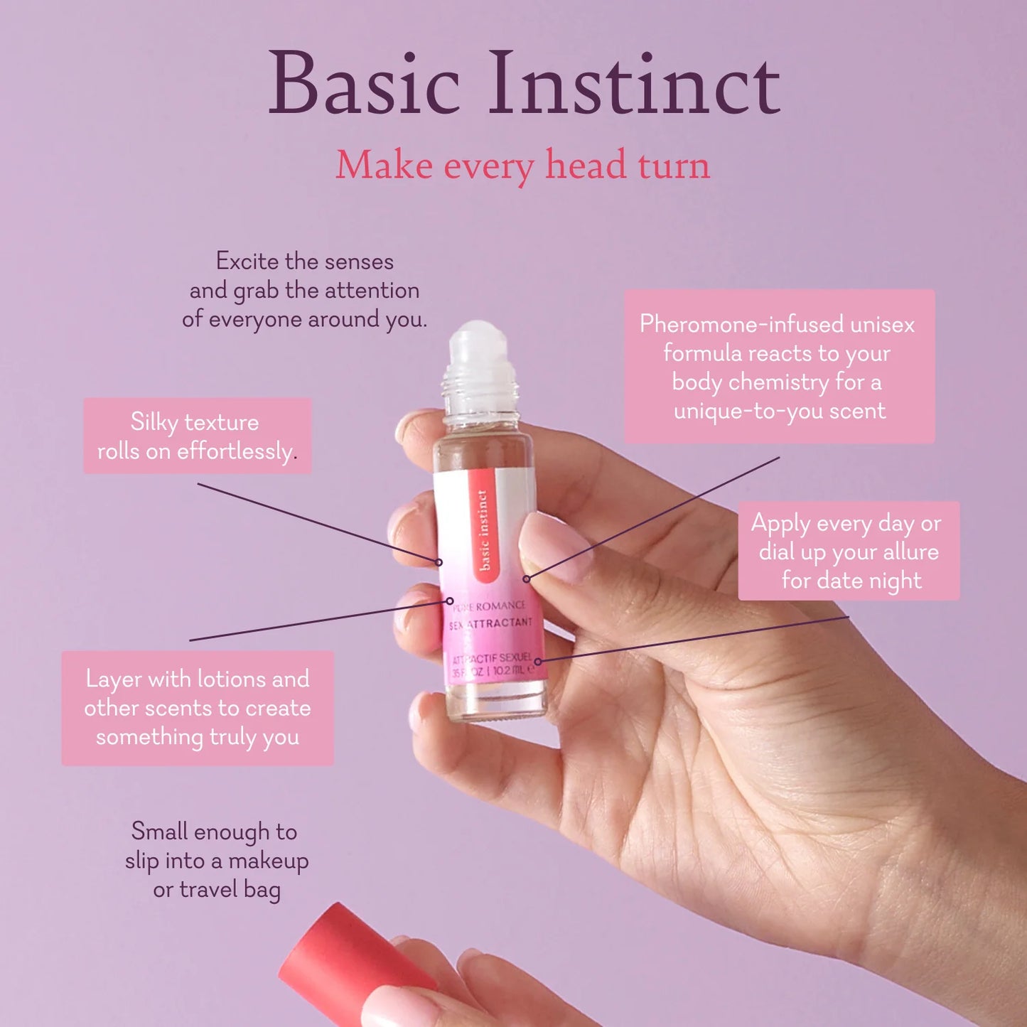 Basic Instinct - Pheromone Perfume - Roll On - VALGINA.com