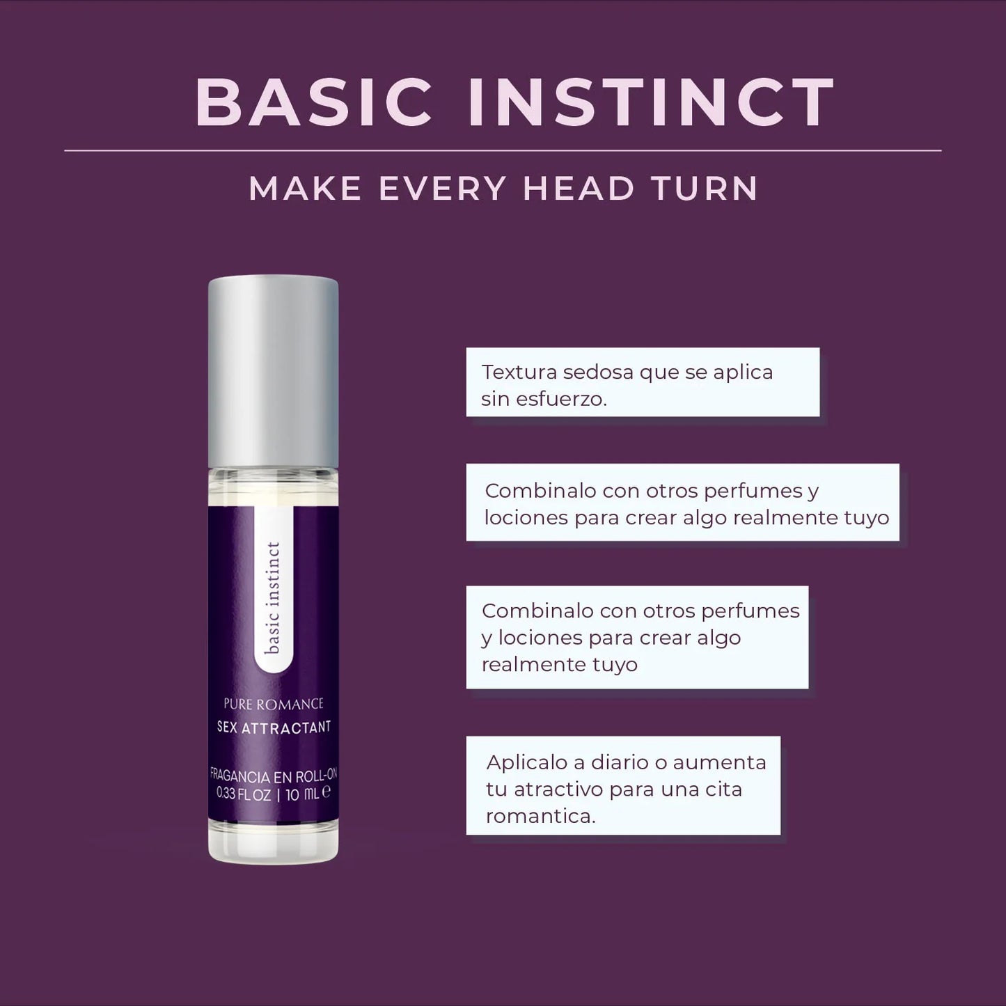 Basic Instinct - Pheromone Perfume - Roll On - VALGINA.com