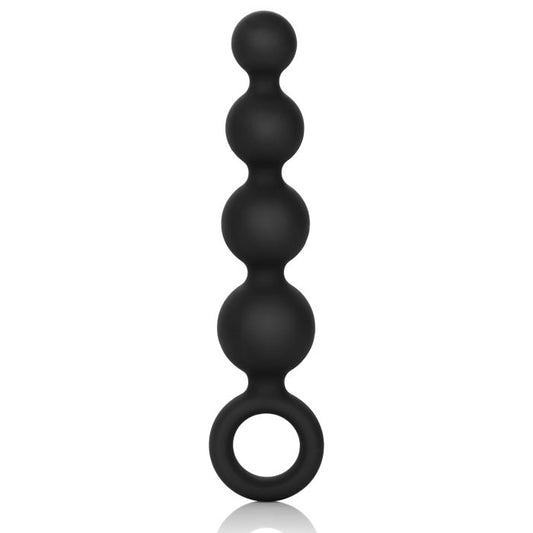 Beginner anal beads www.VALGINA.com Calexotics Silicone Booty Beads - Black