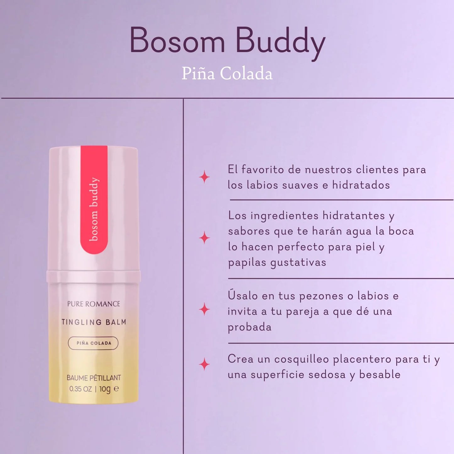 Bosom Buddy - Pina Colada Balm - IN STOCK - 15 LEFT! - VALGINA.com
