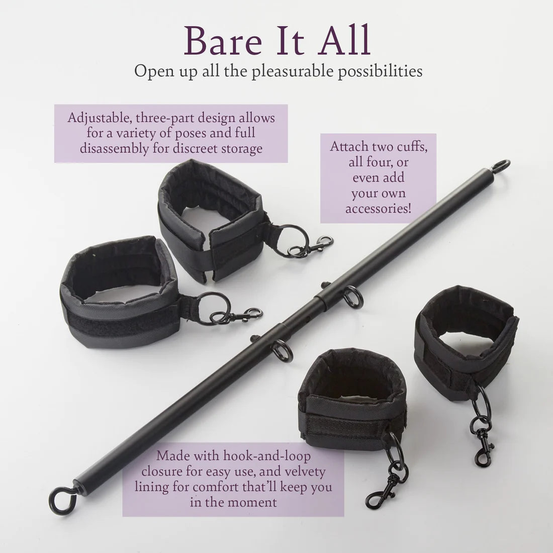 Bare It All - Spreader Bar - 8 LEFT!