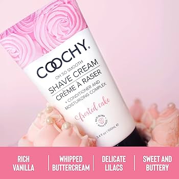 COOCHY Shave Cream - Pink Cupcake 7.2 oz, 3.4 oz or .5 oz - NEW!