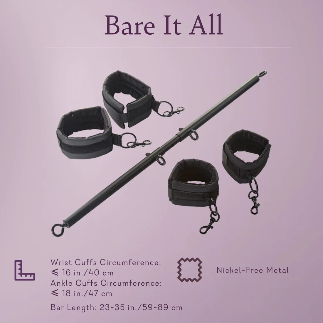 Bare It All - Spreader Bar - 8 LEFT!