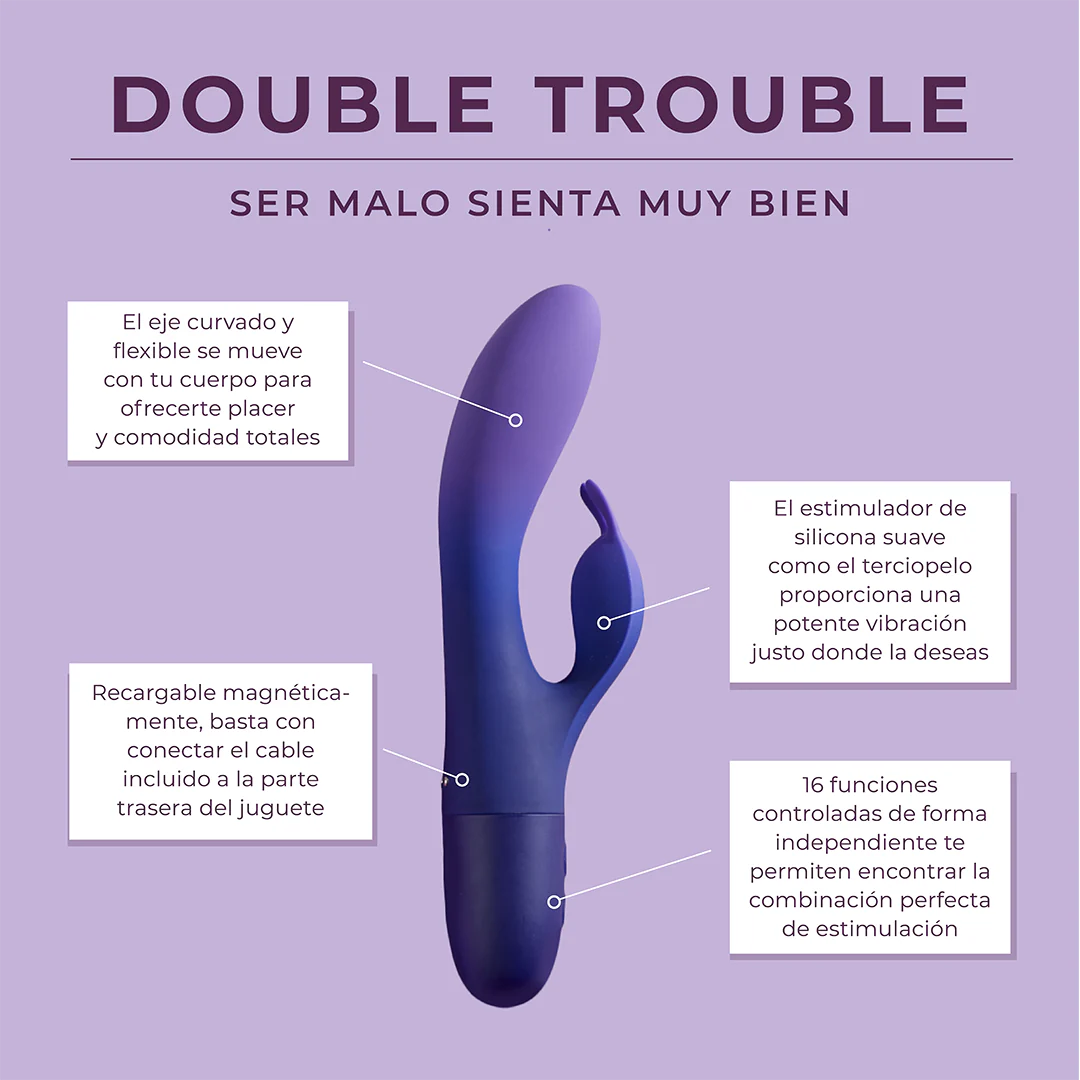 Double Trouble - Rabbit G Massager - 2 LEFT!