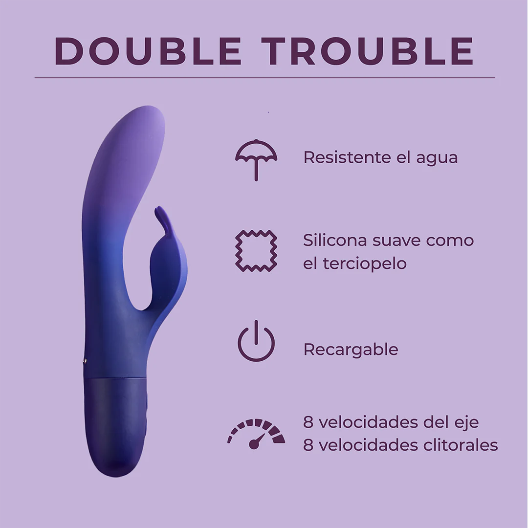 Double Trouble - Rabbit G Massager - 2 LEFT!