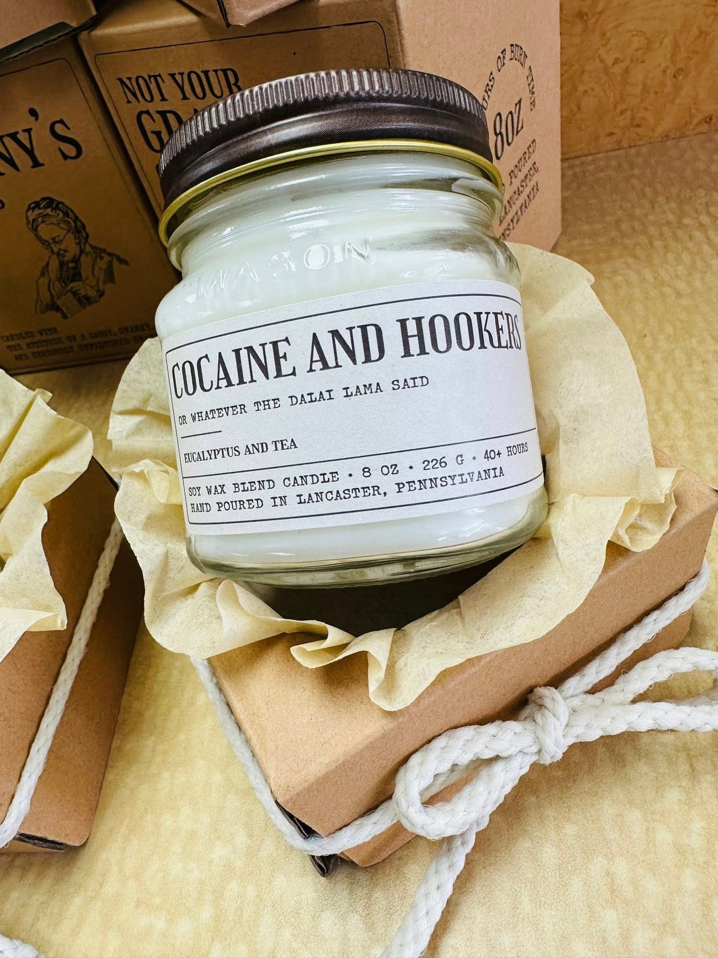 Not Your Granny's Candles- 7 Different Sayings - Funny Candle Gift - 8 oz Soy Wax - NEW!