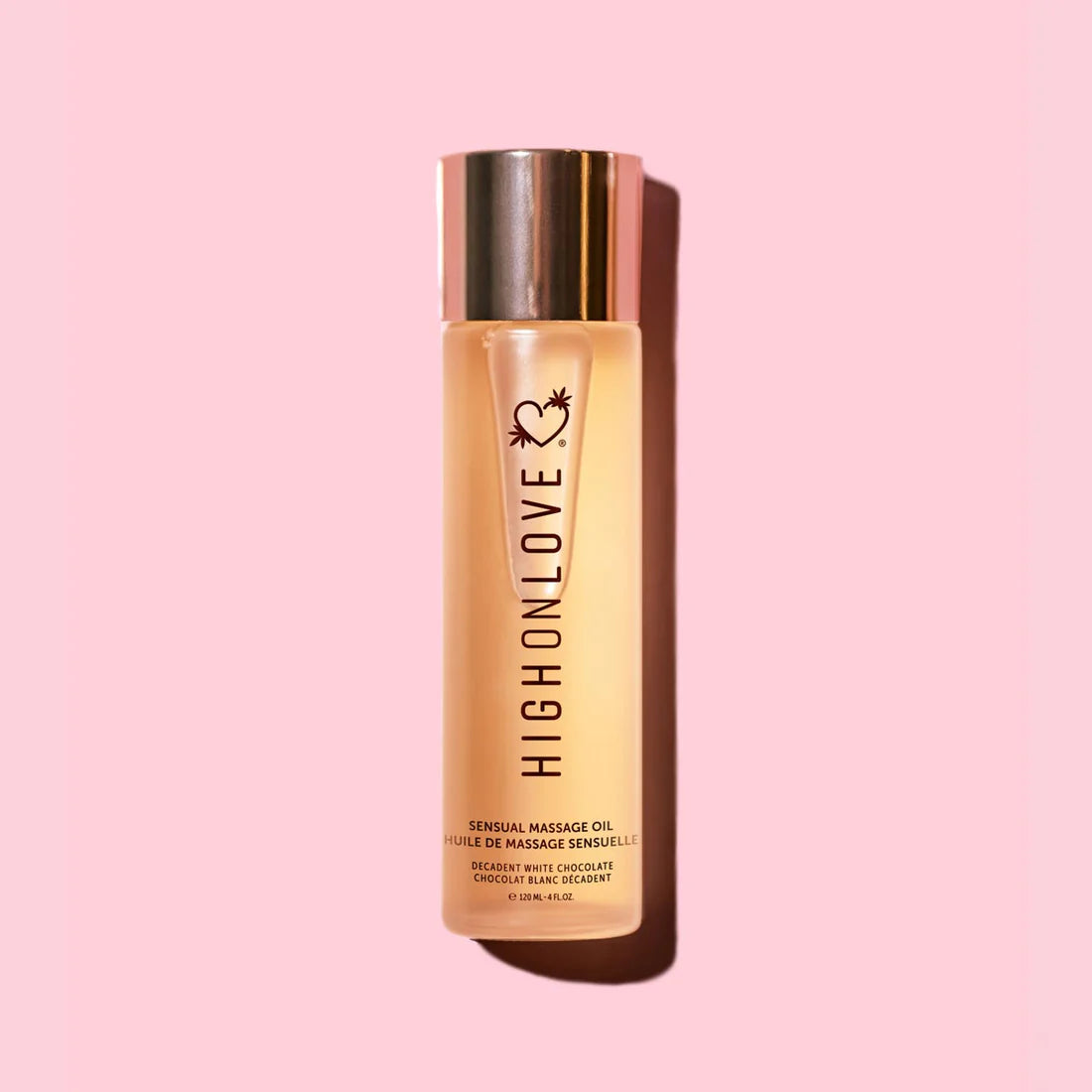 Strawberry Champagne Edible Massage Oil – Luxurious Hemp-Infused Oil - NEW! HighOnLove www.VALGINA.com