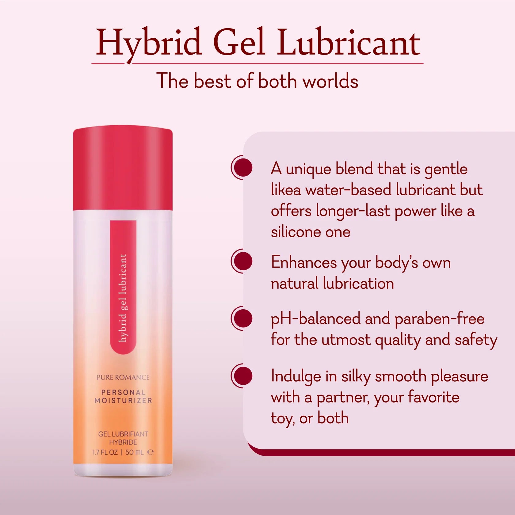 Hybrid Gel - Unflavored Water & Silicone Based Personal Lubricant - IN STOCK - 23 LEFT! - VALGINA.com