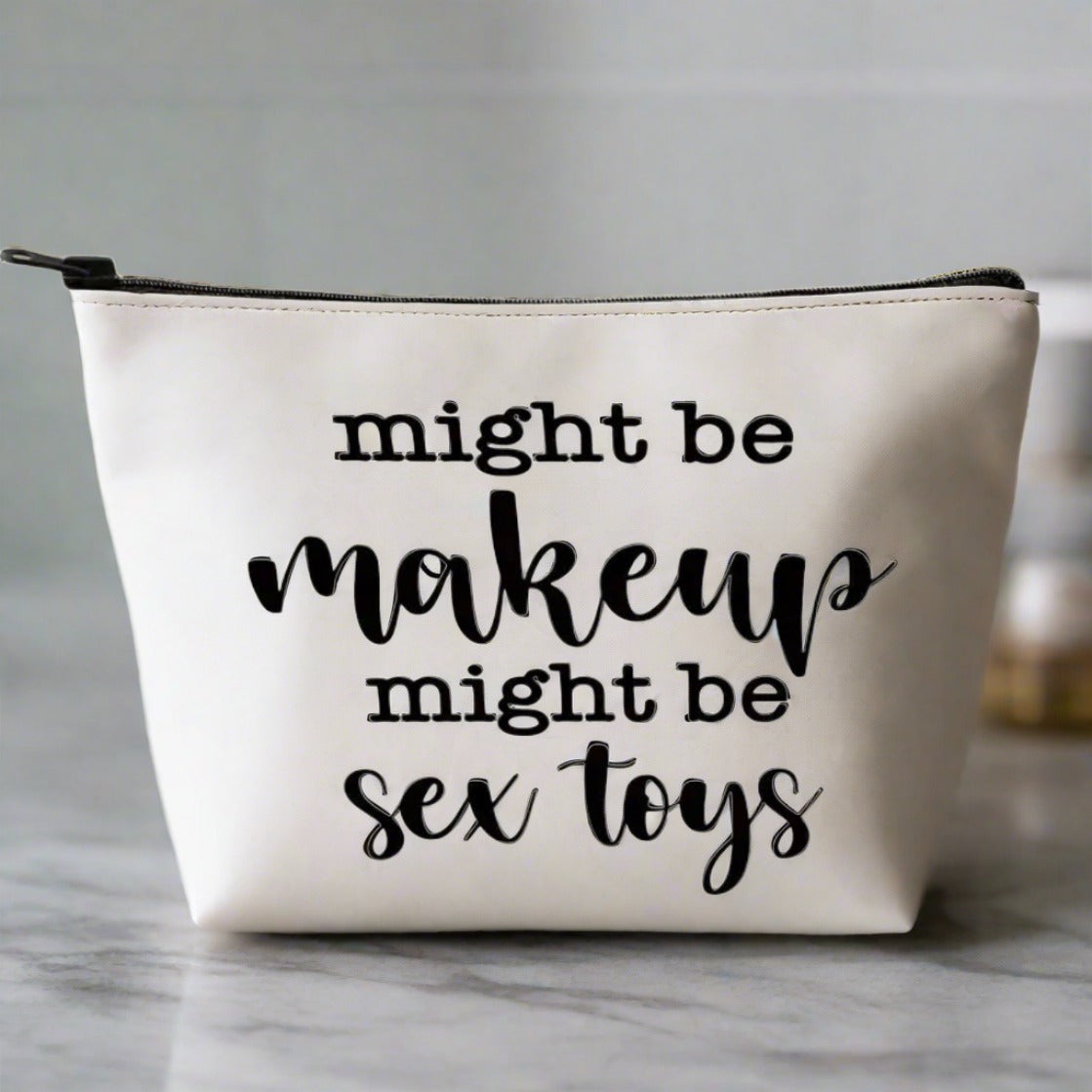 Might be Makeup Might be Toys - Toiletry Travel Tote Bag - 3 LEFT!