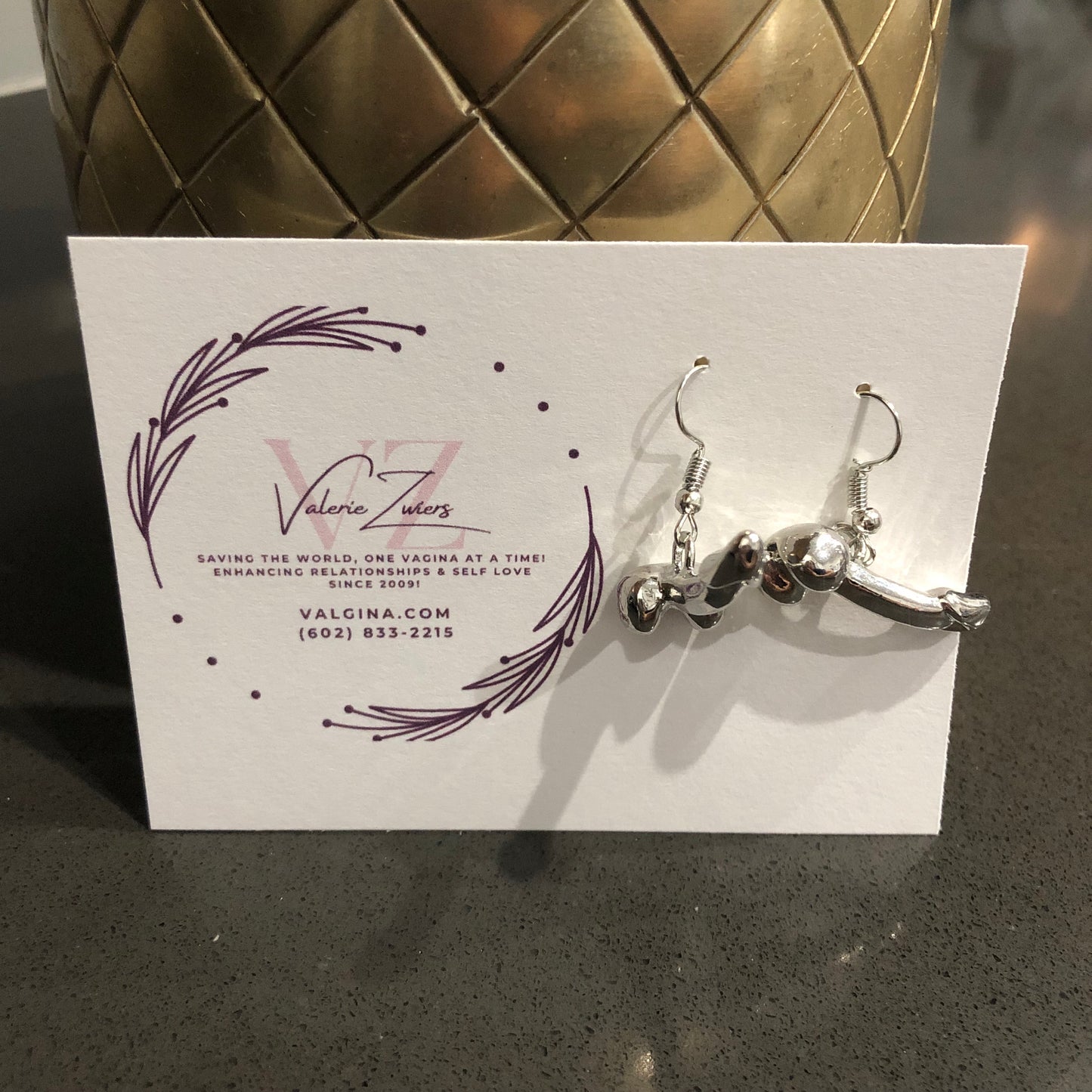 Male Anatomy Statement Earrings - 10 LEFT!