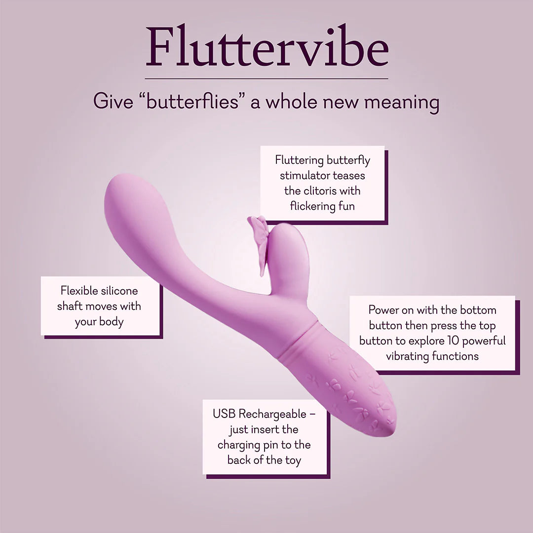 Fluttervibe - Butterfly Pink Rabbit - 6 LEFT!