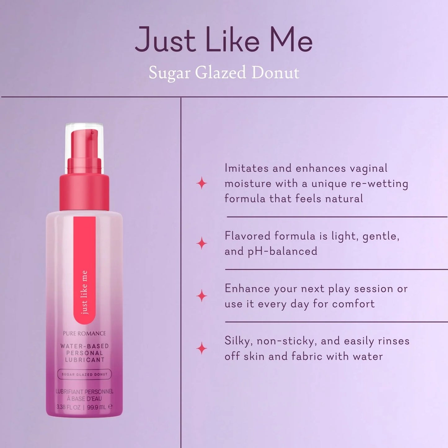 Just Like Me Lubricant - Variety 3 Pack