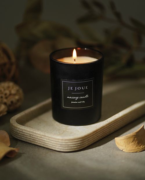 Aphrodisiac Massage Oil Candles - Jasmine Lily or Mandarin Ylang Ylang