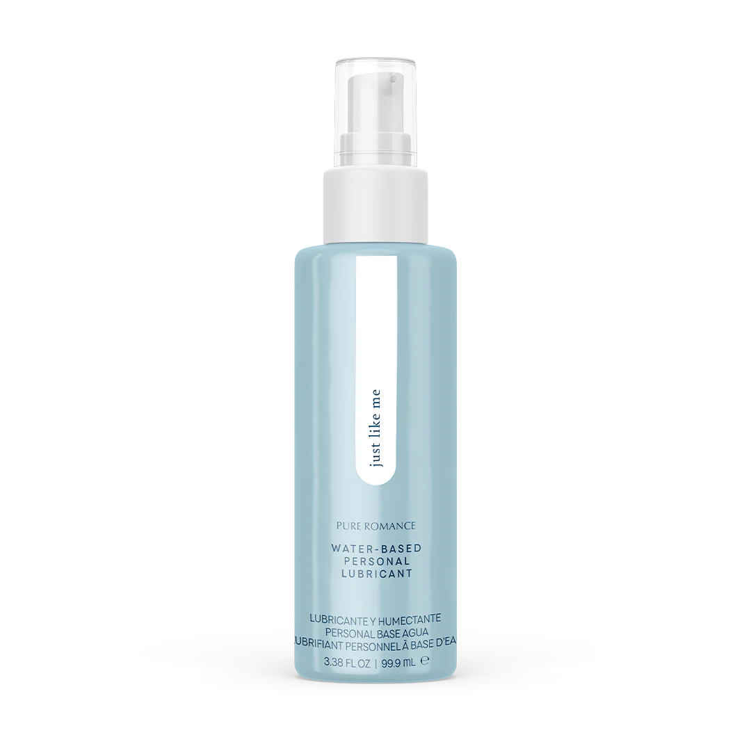 lube, lub, lubricant, lubricants, moisturizer, vaginal moisturizer, sex toys, spice it up, original, just like me, Pure Romance, just like me lubricant, loob, unflavored, unsweetened, unscented, natural, fda cleared, condom compatible, condom safe, sensitive, ph balanced, women’s, womens, woman, men, man, men’s, mens, unisex, buy discreet adult toys online, Ph-balanced lubricant for sensitive skin, best selling lubricants, best selling vaginal lubricants, most popular lubricant, LGBTQIA