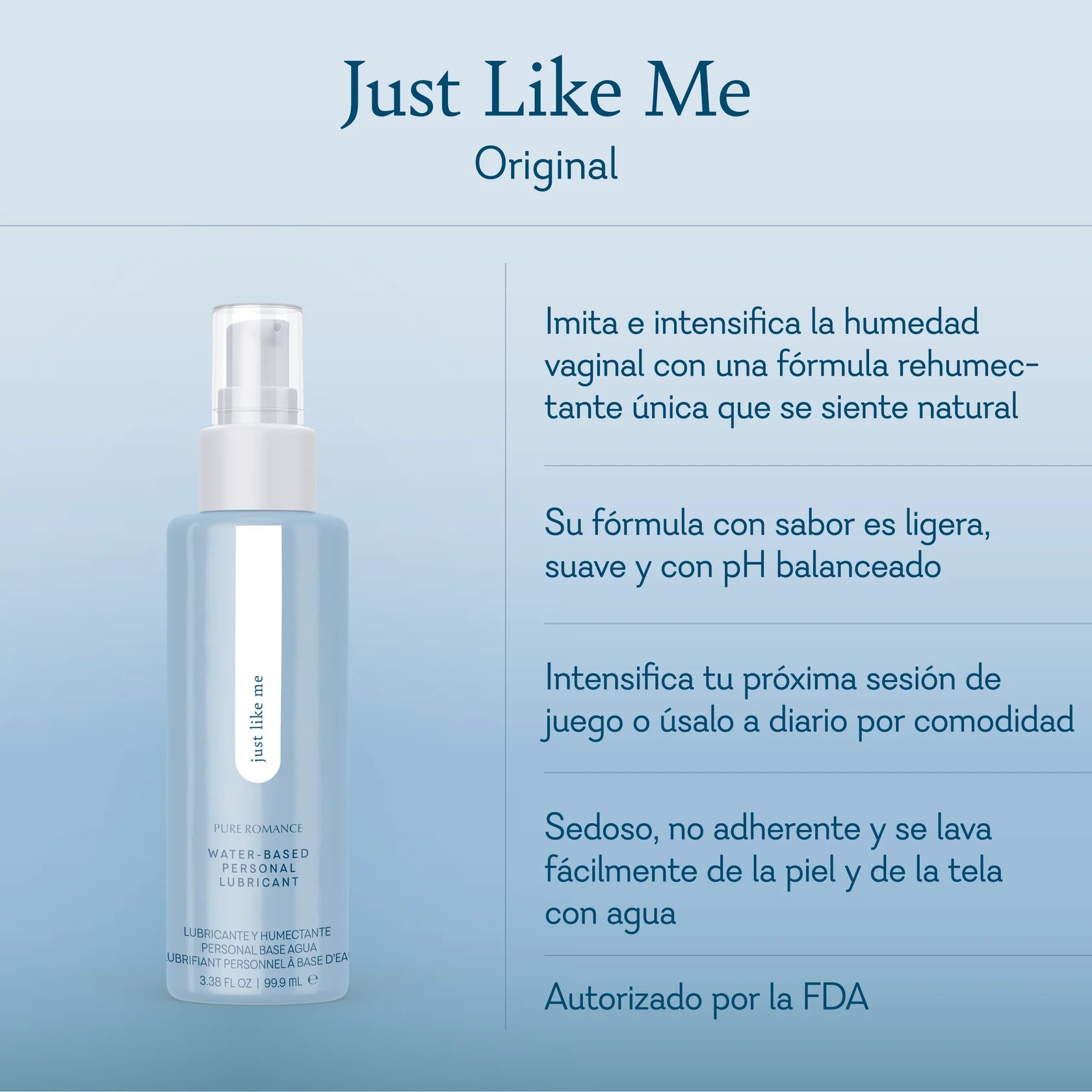 Just Like Me - Original - Unflavored Personal Lubricant - VALGINA.com