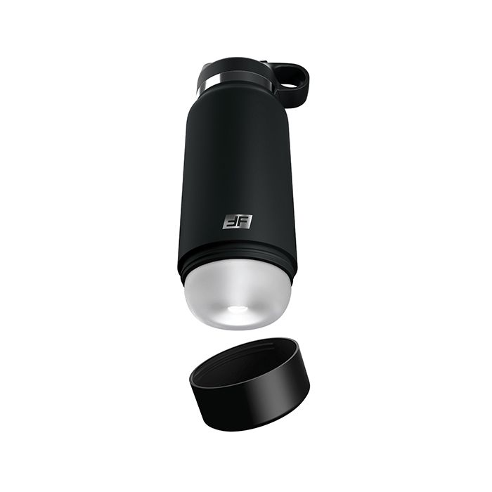 PDX Plus Fap Flask Thrill Seeker Stroker - Frosted/Black mens private pleaser flask www.VALGINA.com