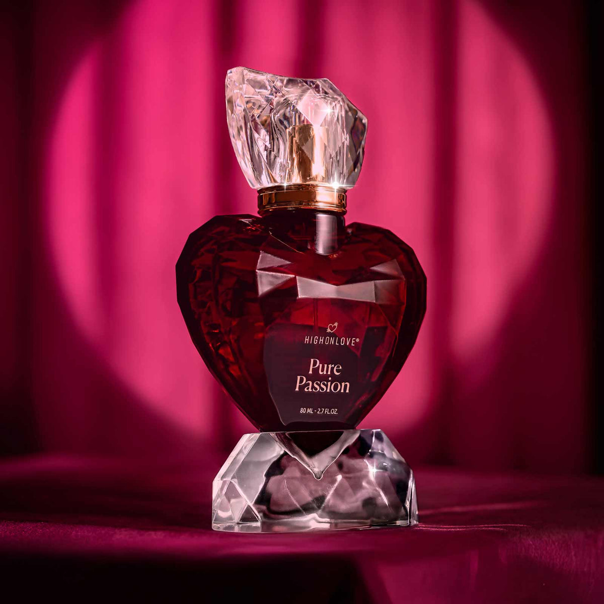 Pure Passion Perfume - 80ml, 10ml, 1.5ml, stand