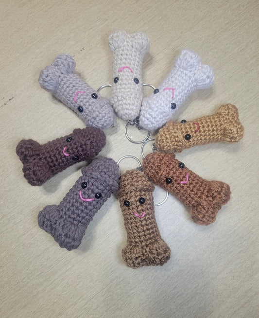 Crochet Pecker Willy Keychain – Handmade Key Ring by Becca - 3 Skin Tones - 19 LEFT!