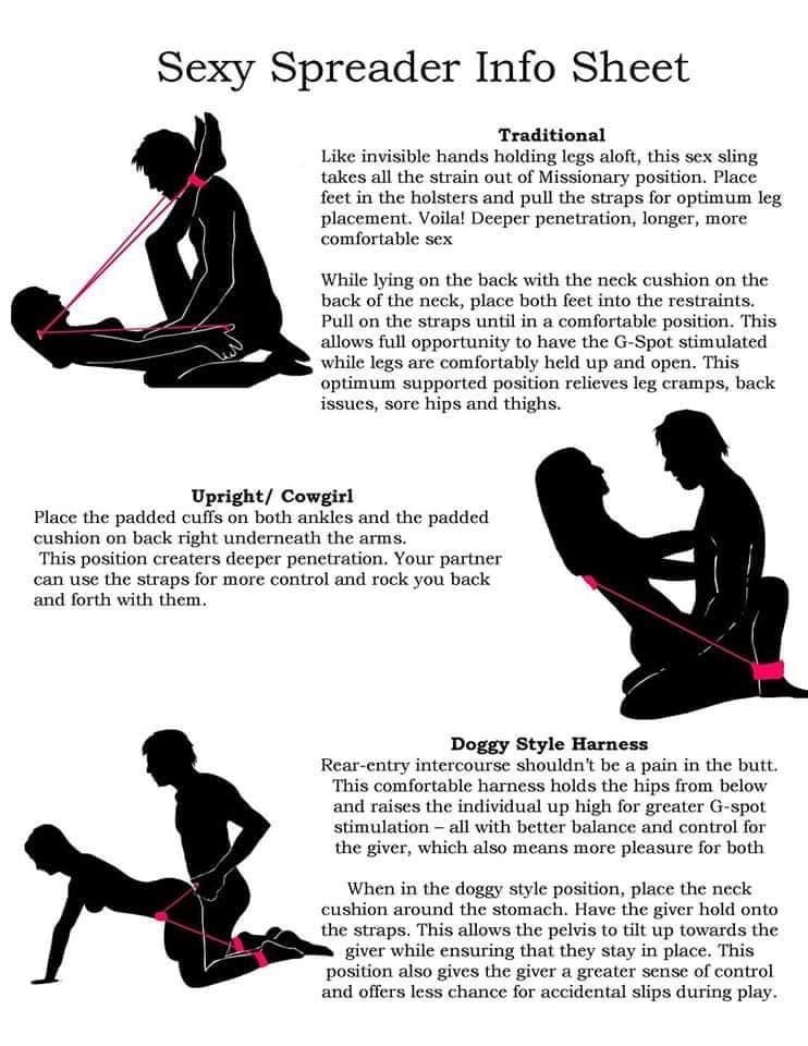 Sexy Spreader - Anti Fatigue Strap / Restraint - VALGINA.com