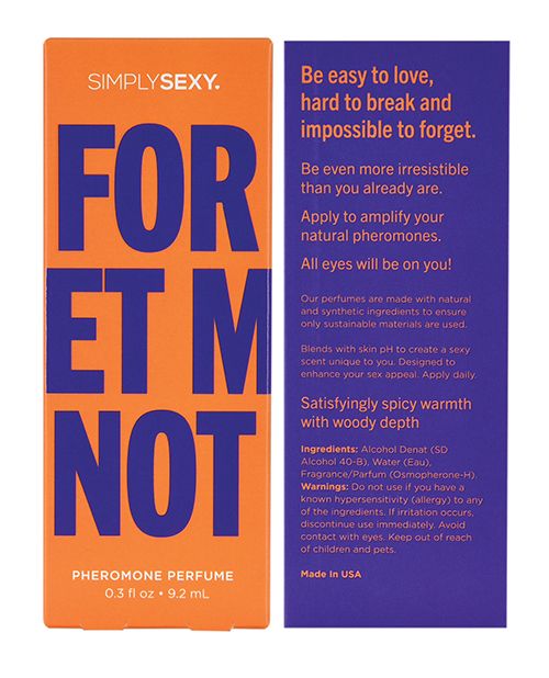 Simply Sexy Pheromone Perfume - .3 oz Forget Me Not
www.VALGINA.com