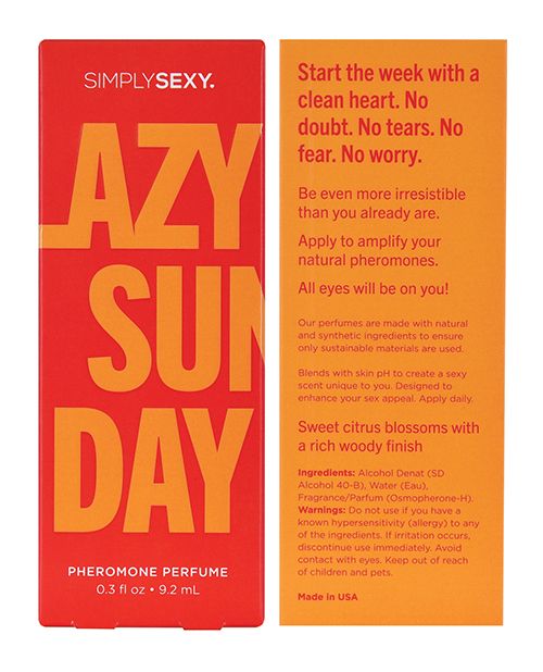 Simply Sexy Pheromone Perfume - .3 oz Lazy Sunday
www.VALGINA.com