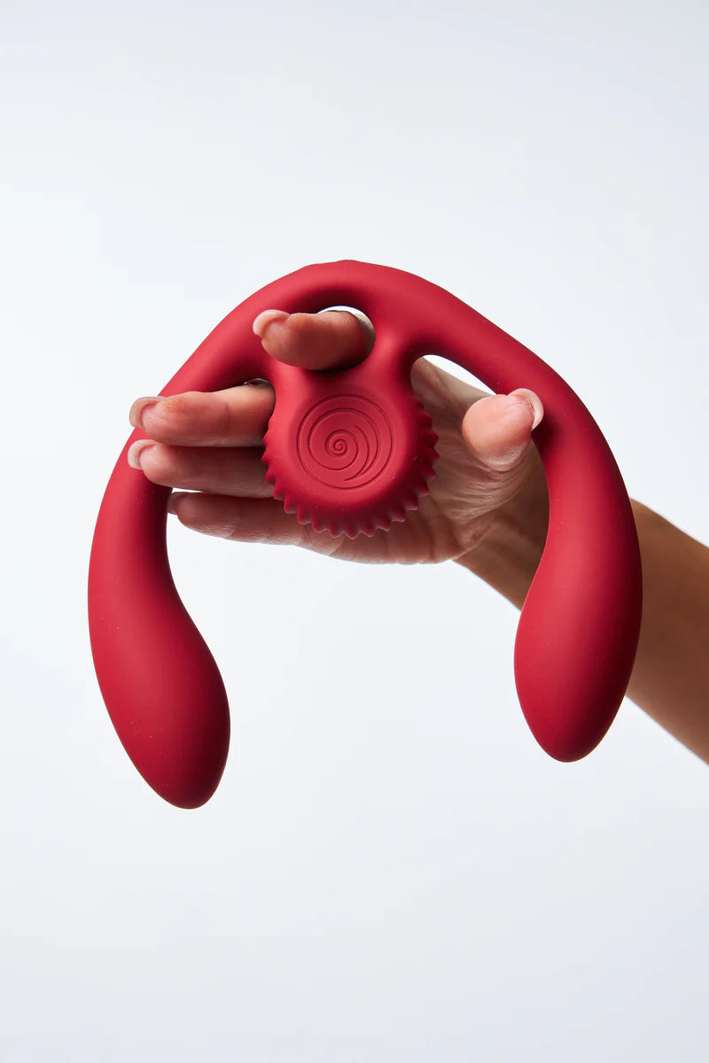 Snail Gizi Duo dual-ended couples vibrator full view