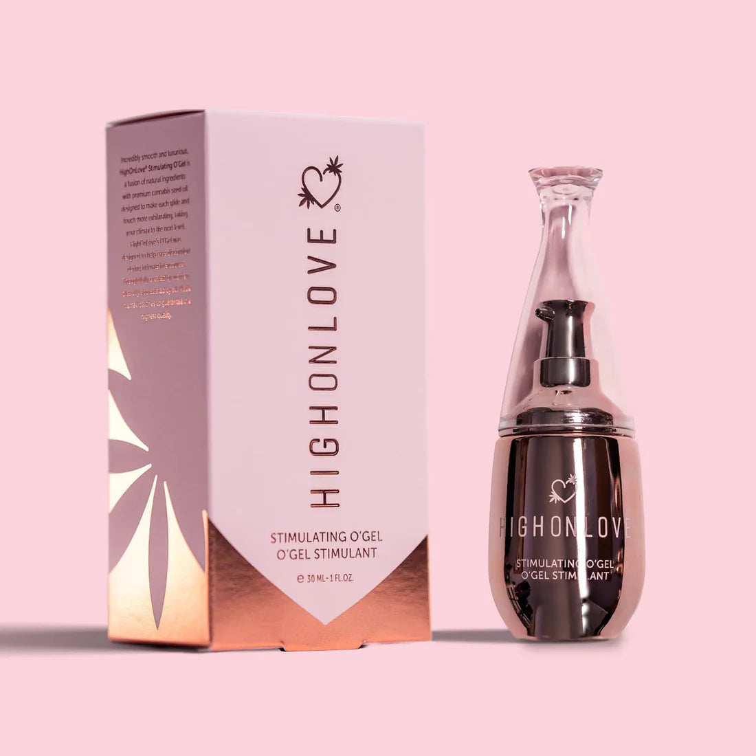 Stimulating O Gel - HighOnLove® Hemp-Infused Clitoral Arousal Gel - 1 Fl Oz or .6 Fl Oz Mini diamond o gel - NEW! www.VALGINA.com