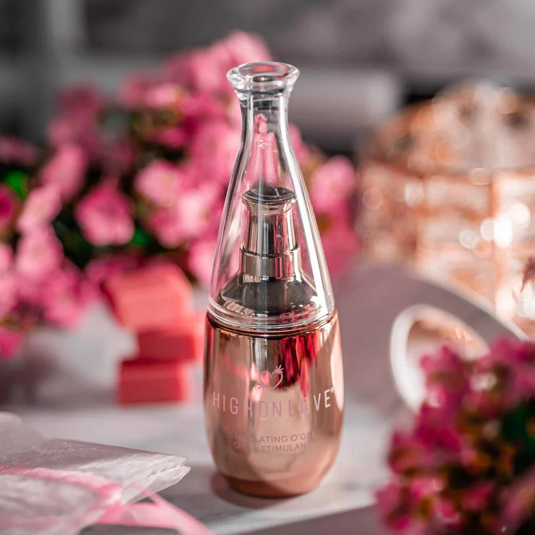 Stimulating O Gel - HighOnLove® Hemp-Infused Clitoral Arousal Gel - 1 Fl Oz or .6 Fl Oz Mini diamond o gel - NEW! www.VALGINA.com
