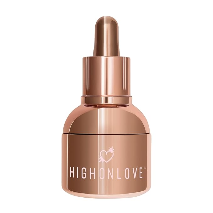 Stimulating Sensual Oil - HighOnLove® – Hemp-Infused Arousal Oil for Women - NEW! regular full size or mini www.VALGINA.com