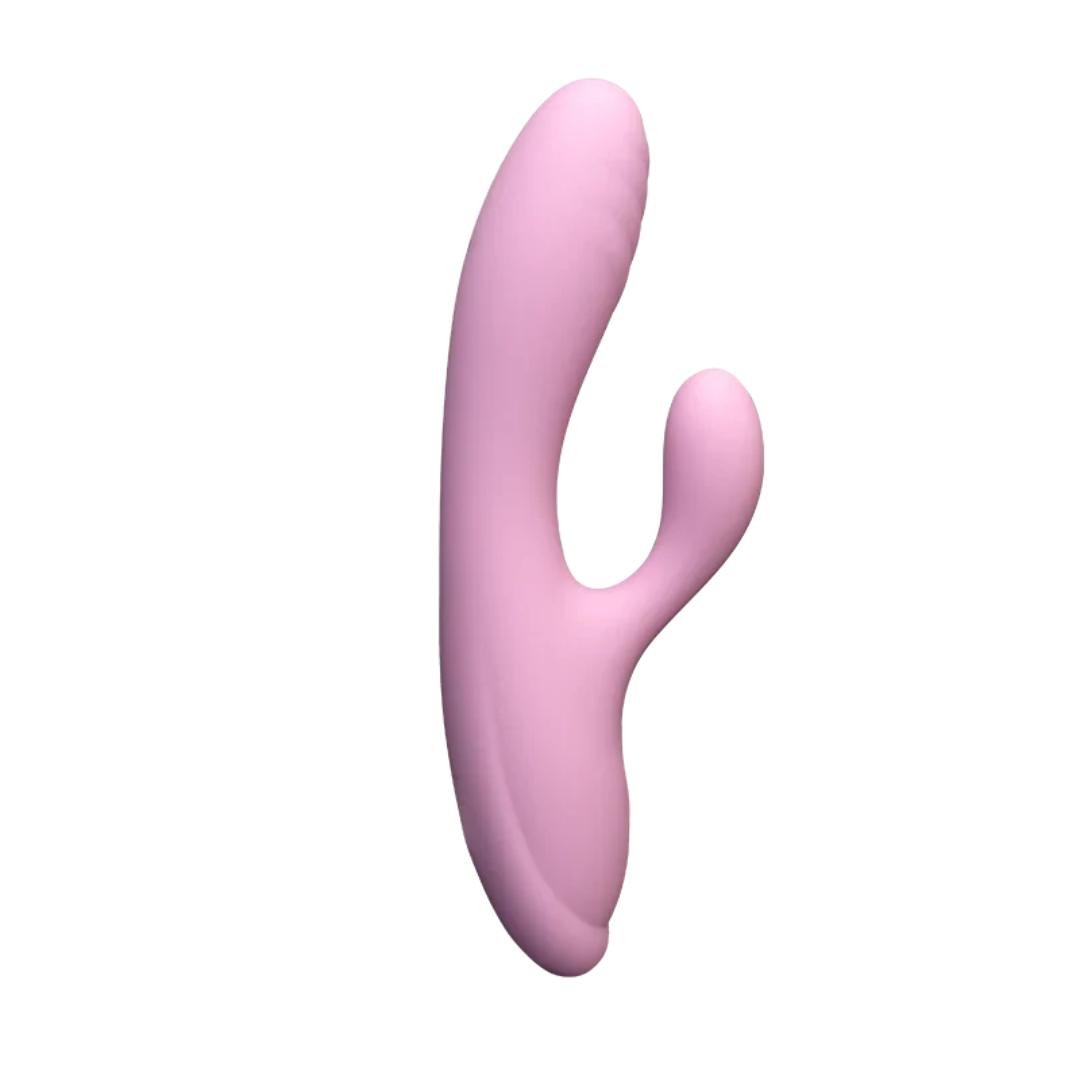 pure romance pink vibrator Silicone Rotating Temperature Rise Multi Speed USB Recharge Rabbit Vibrator  Sex Adult Toys main image 0