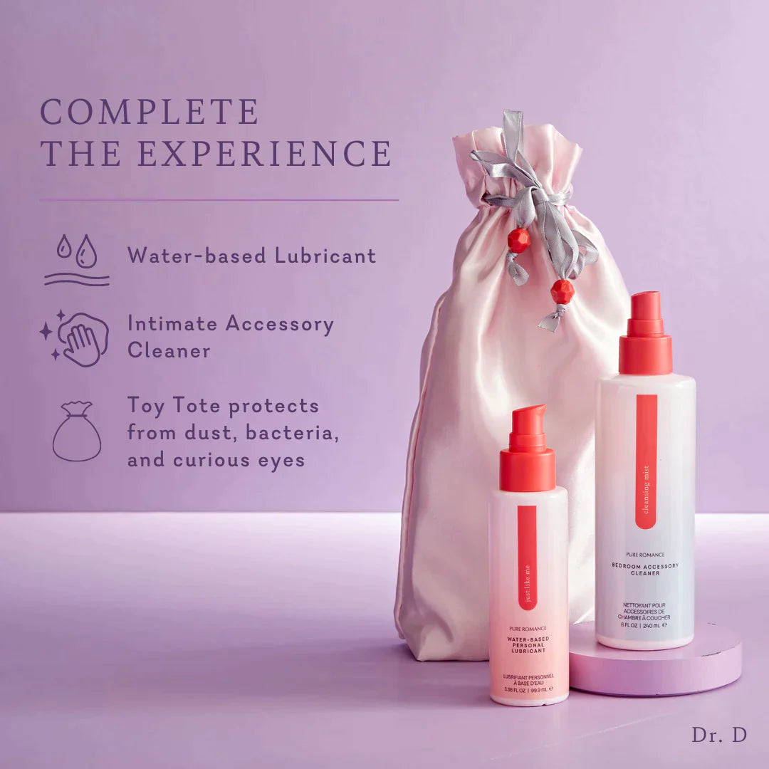 Toy Tote, Lubricant, & Cleaner TLC Bundle Pure Romance www.VALGINA.com