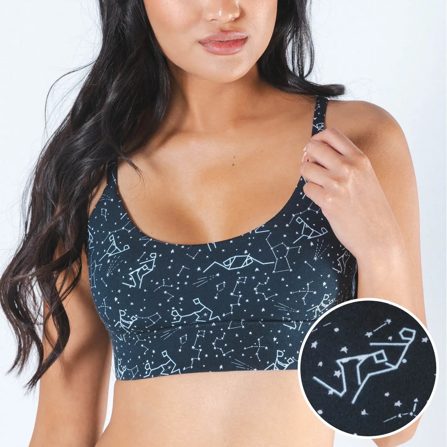 The Big Bang | Glow in the Dark Constellation Boob Hammock™ Scoop Bralette - NEW!