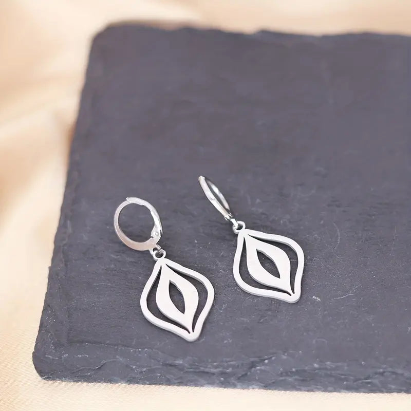 Vagina Vulva Earrings Stainless Steel feminist earrings for body positivity. Excellent gift!