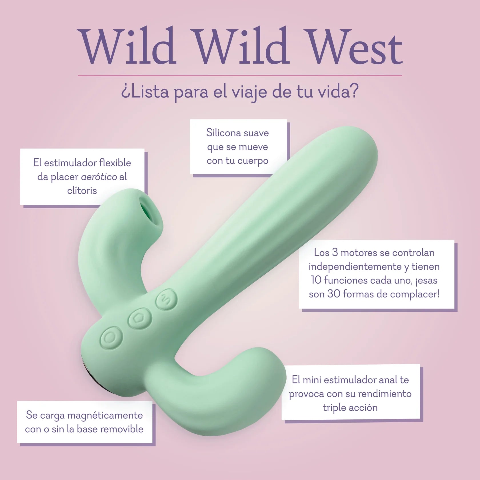 Wild Wild West, Cactus Saguaro Toy, Pure Romance IN STOCK succulent vibe. tripoint cactus vibrator for women, best selling triple teaser www.VALGINA.com espanol