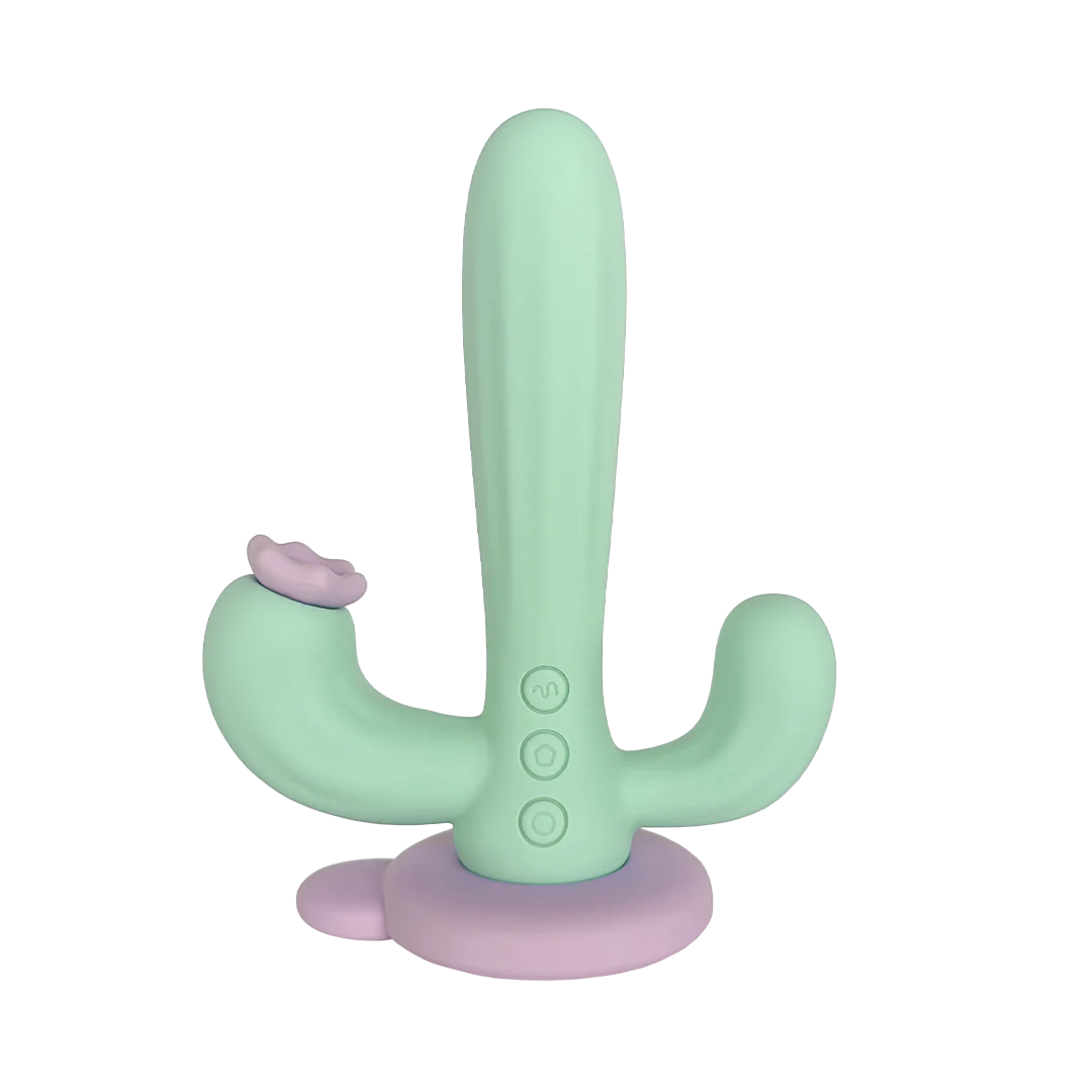 Wild Wild West, Cactus Saguaro Toy, Pure Romance IN STOCK succulent vibe. tripoint cactus vibrator for women, best selling triple teaser www.VALGINA.com