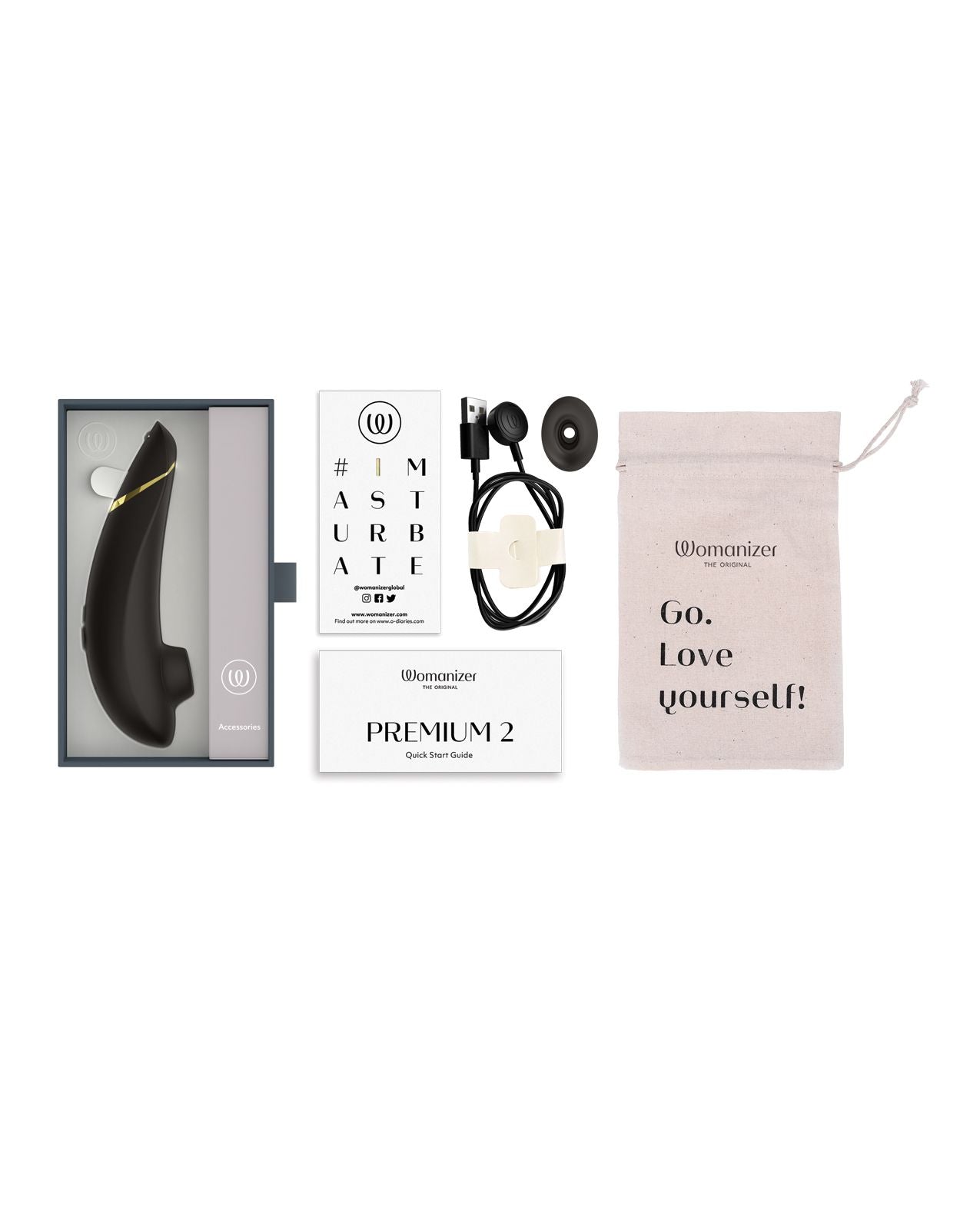 Womanizer Premium 2 - Raspberry or Black - NEW!