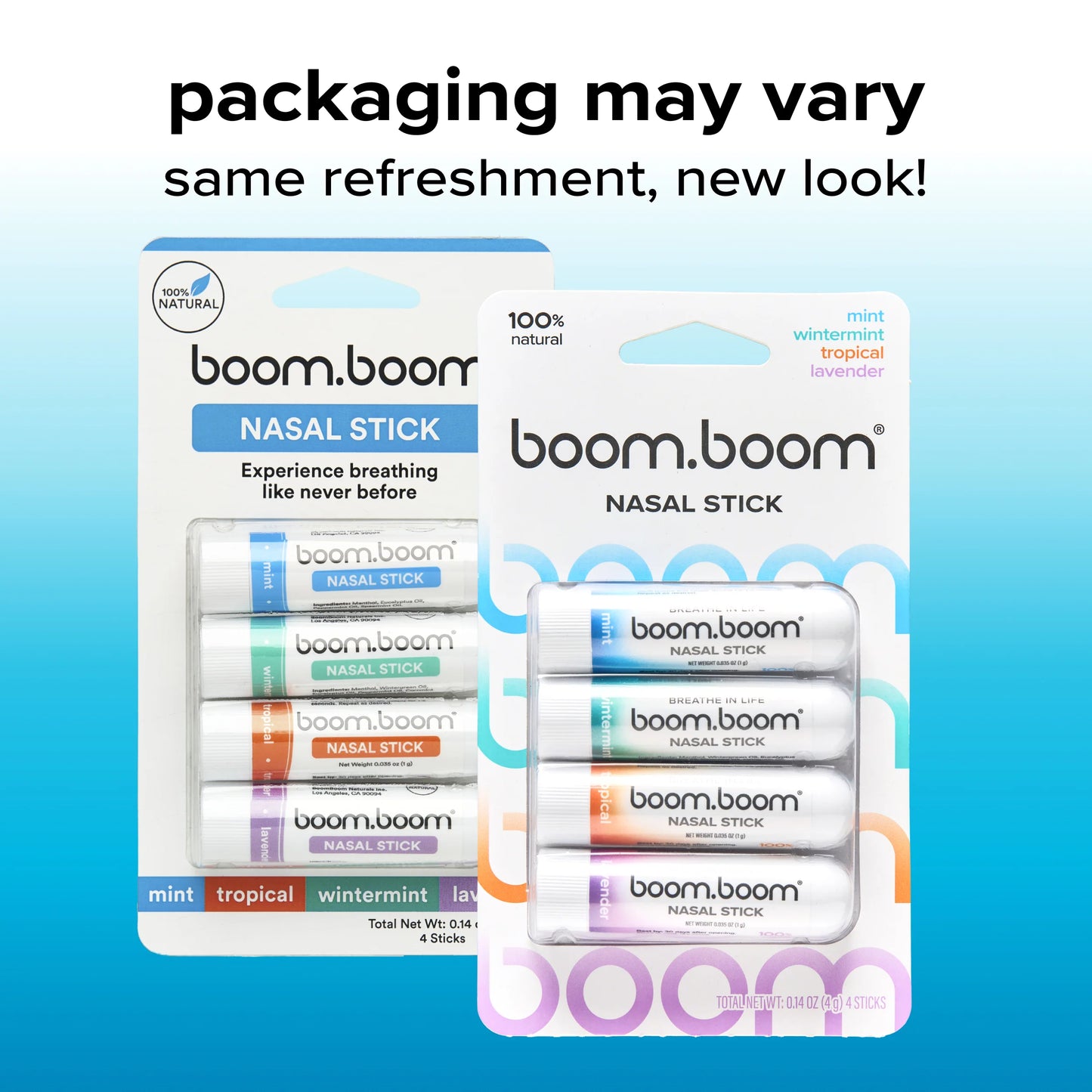 BOOM BOOM - Nasal Sticks - 4 pack