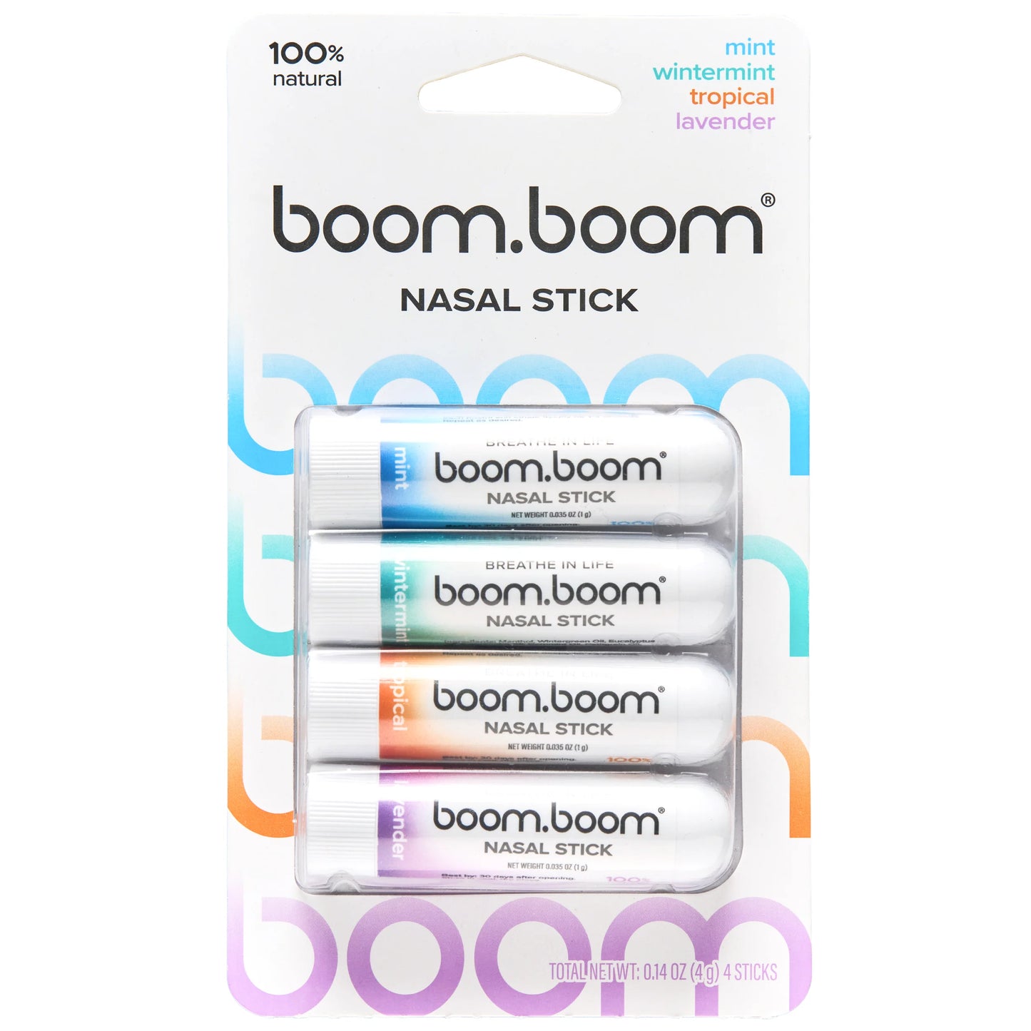 BOOM BOOM - Nasal Sticks - 4 pack