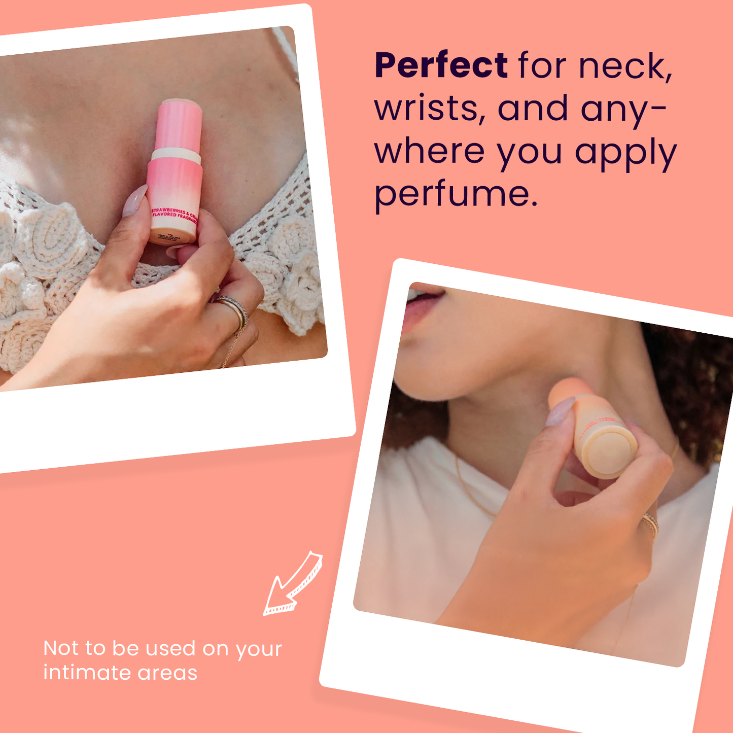 Edible Perfume - Sweet Spot Juicy peach Flavored Fragrance mango www.VALGINA.com