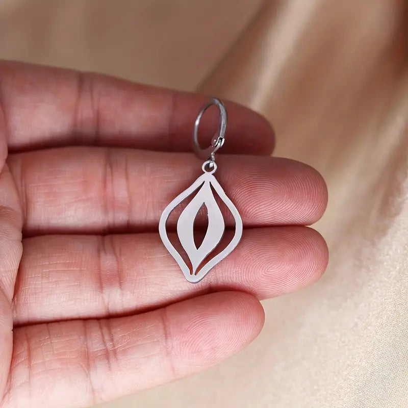Vagina Vulva Earrings Stainless Steel feminist earrings for body positivity. Excellent gift!