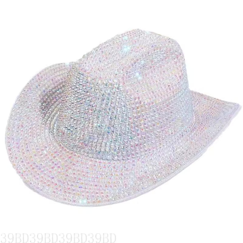 Rhinestone Cowboy Cowgirl Hat - Red White or Blue - NEW!