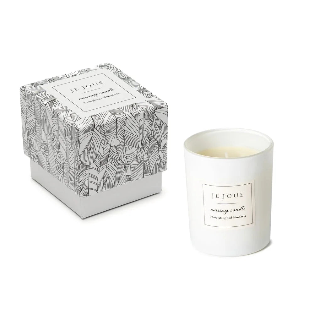 Aphrodisiac Massage Oil Candles - Jasmine Lily or Mandarin Ylang Ylang
