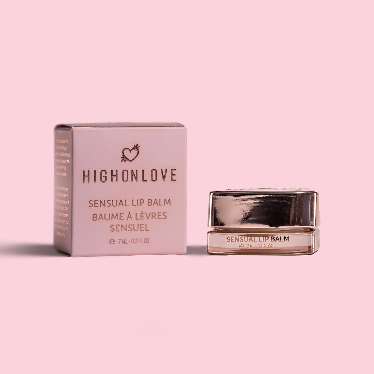 Lip Plumper Gloss - HighOnLove® - Clear, Hydrating Shine - lip balm serum for oral sex www.VALGINA.com 2 sizes regular and mini travel