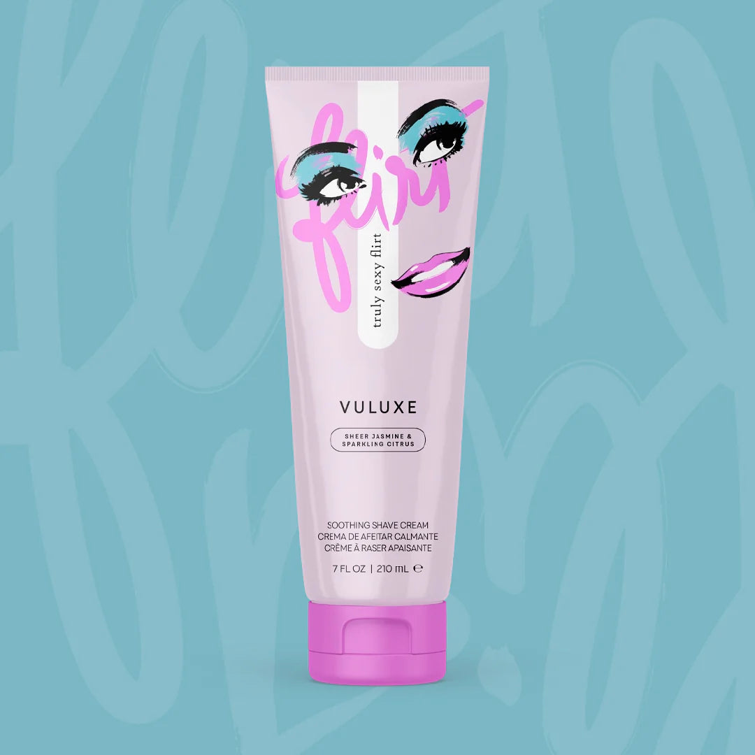 vuluxe shave cream coochy pure romance truly sexy flirt www.VALGINA.com