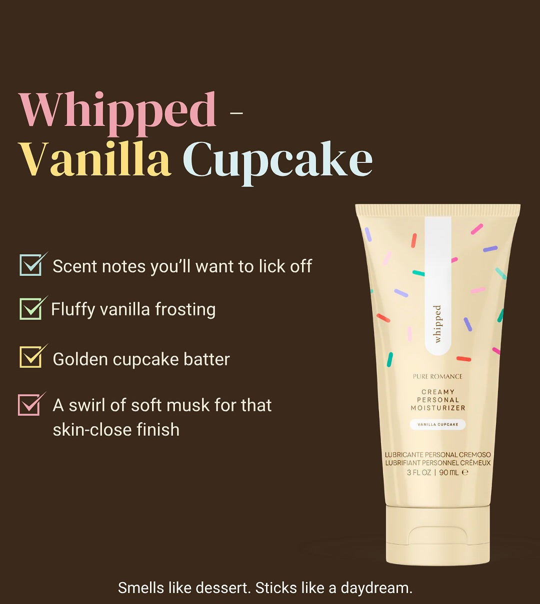 Whipped Personal Lubricant - Vanilla Cupcake - IN STOCK - VALGINA.com