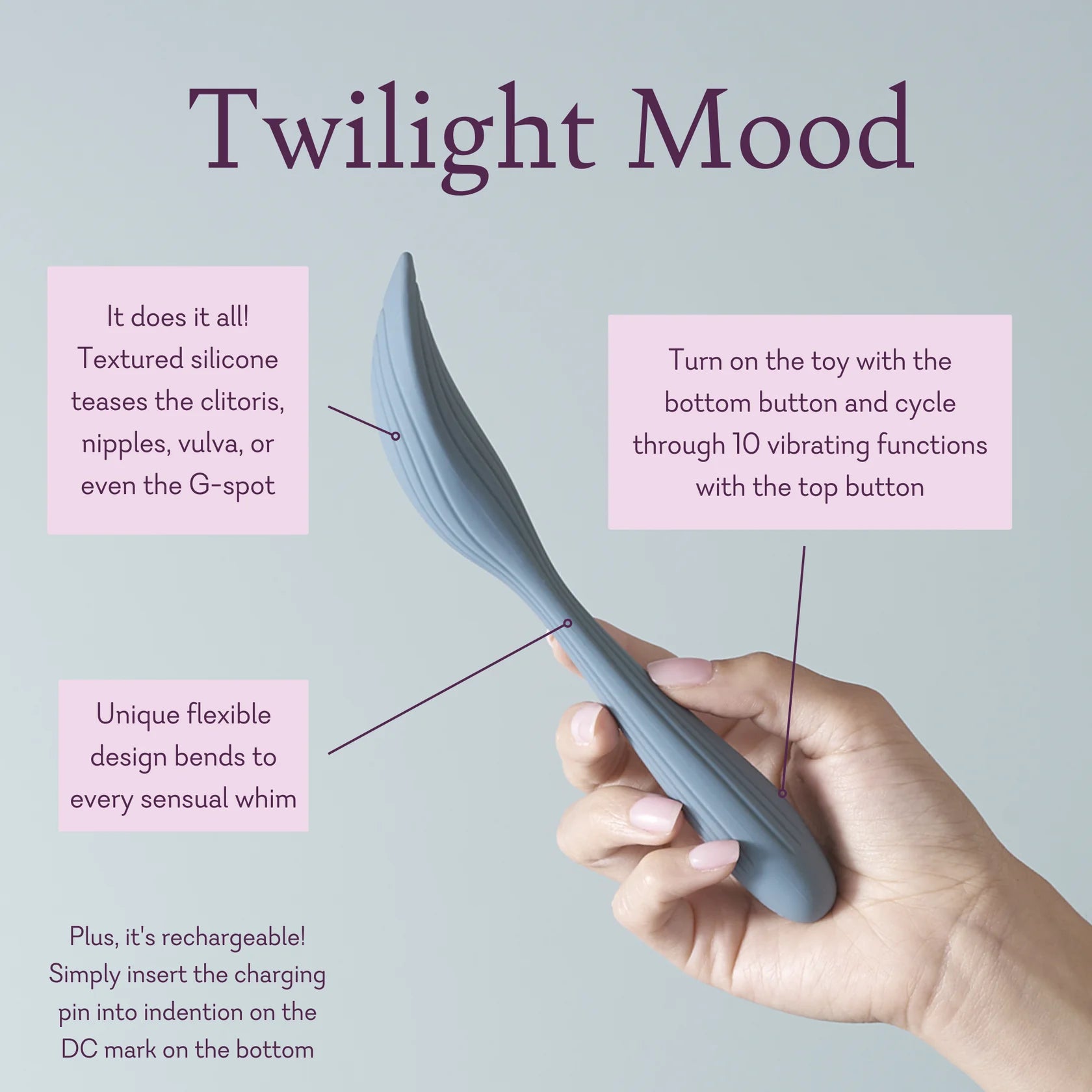 Twilight Mood - Bendable Flexible Couples Toy - VALGINA.com